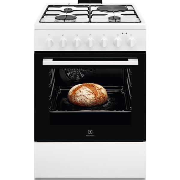ELECTROLUX ELECTROLUX Cuisinière mixte LKM624022W — photo 1 sur 5